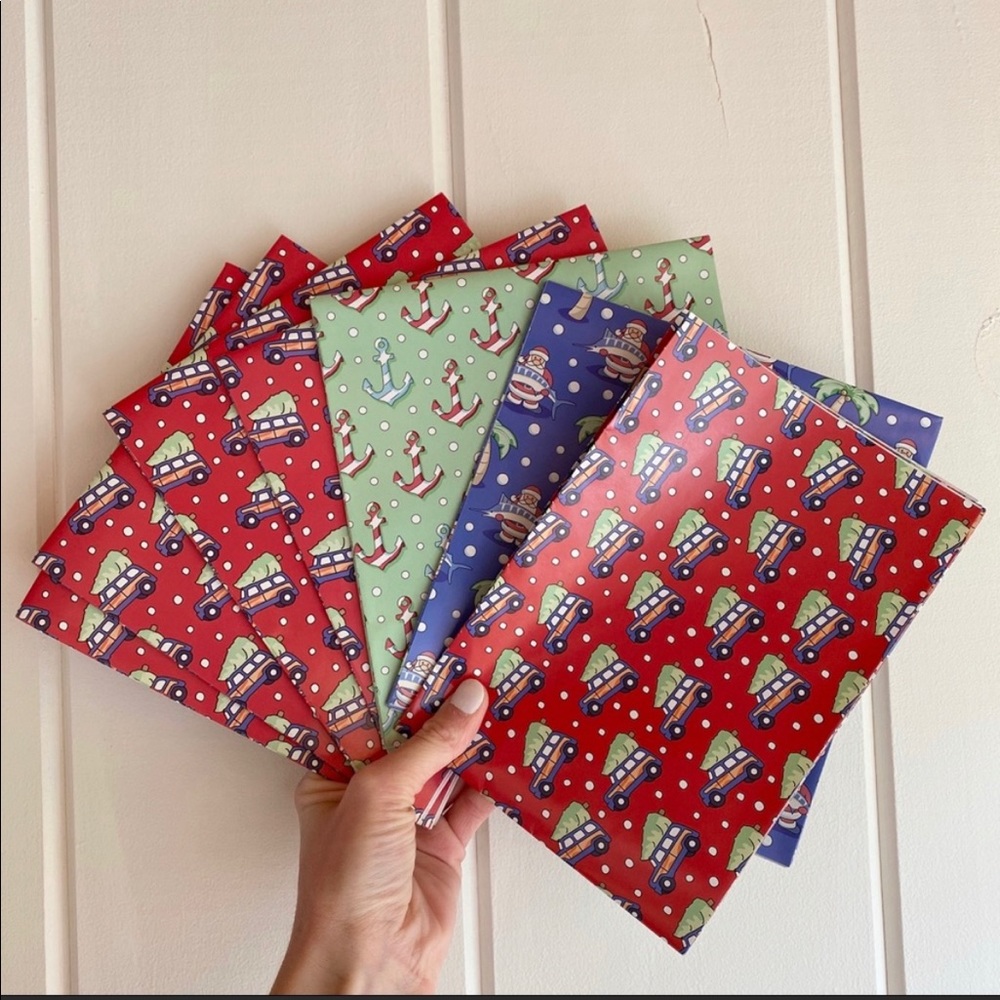 Lot of 7 vineyards wrapping papers